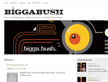 Tablet Screenshot of biggabush.co.uk